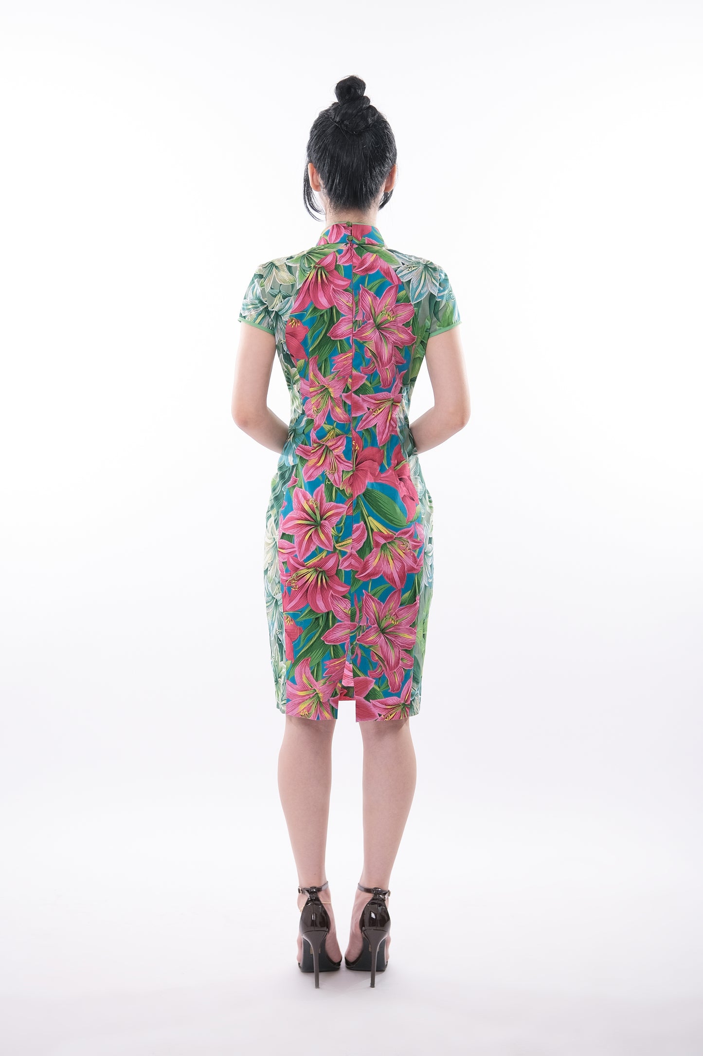 Majestic Blossom Qipao