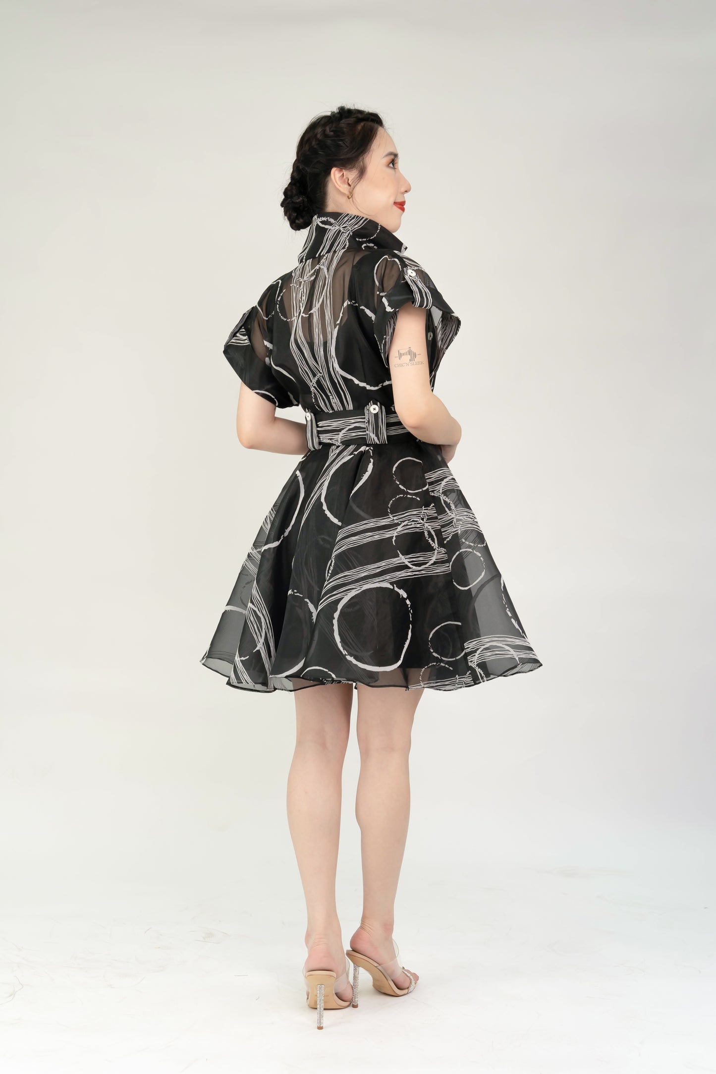 Onyx Mini Flare Dress