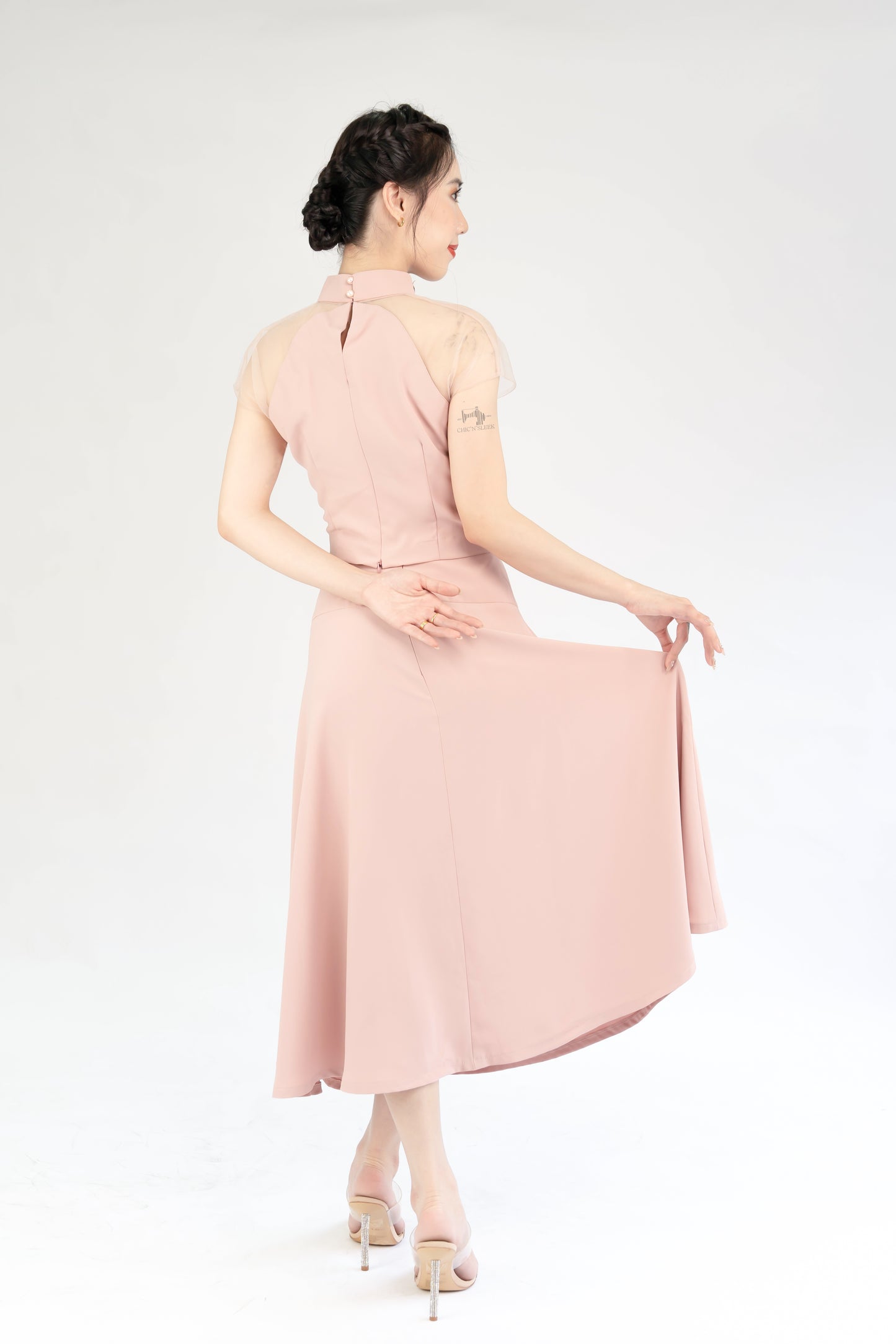 Givry Crop Top & Midi Skirt
