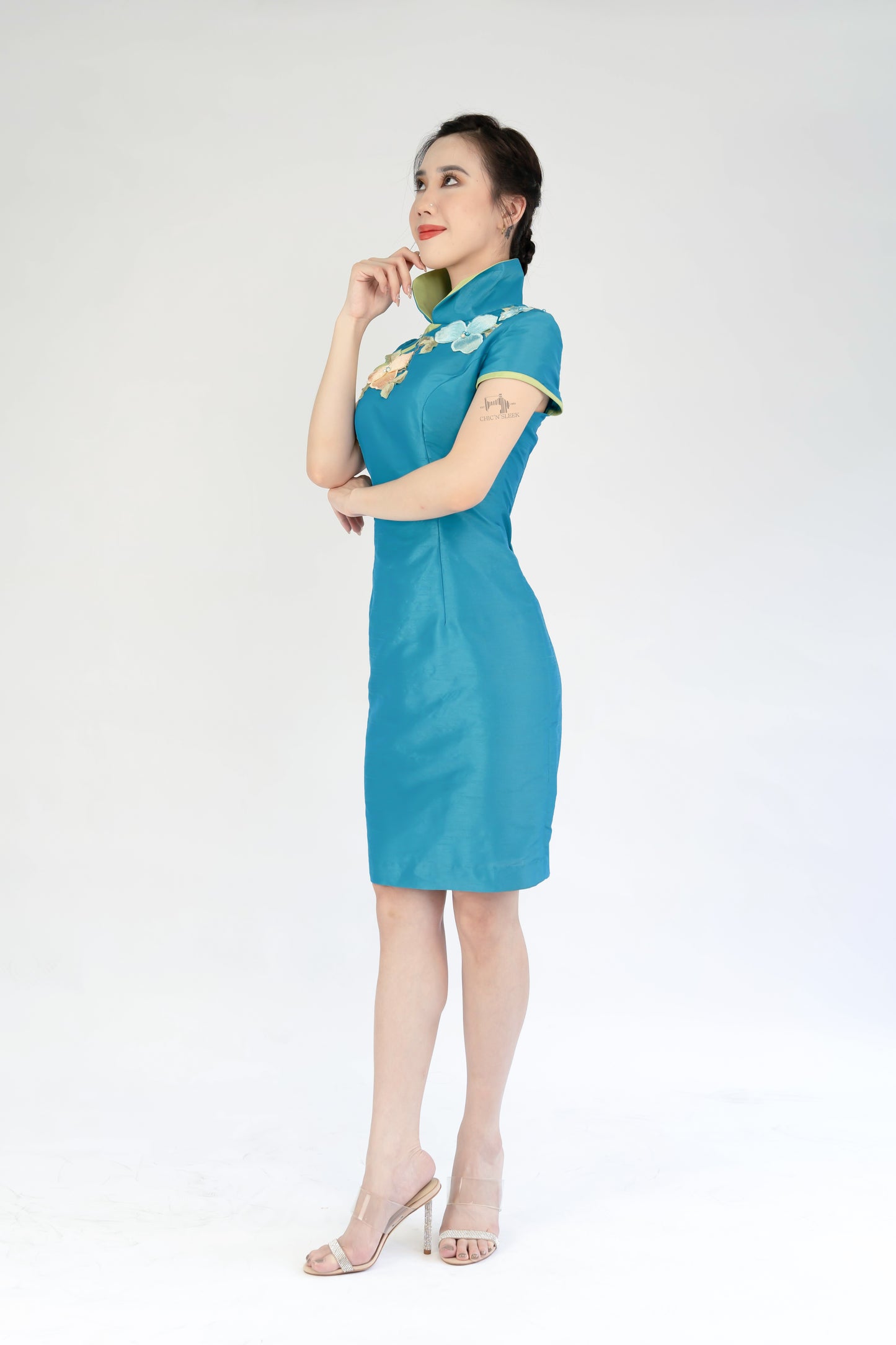 Pelorous Blue Qipao