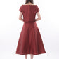 Top Buttons & Flare Skirt