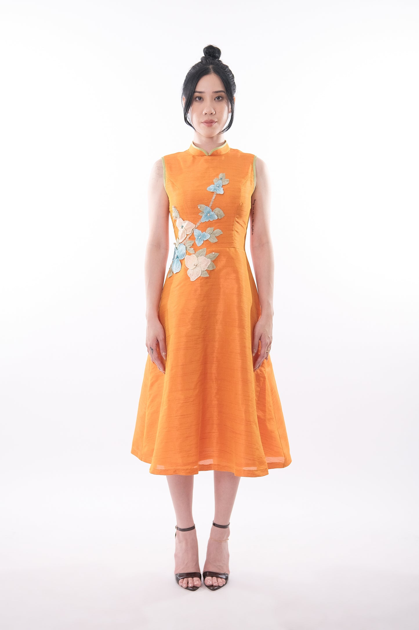 Sunset Sartorial Midi Dress
