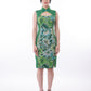 Sylvan Blossom Sleeveless Qipao