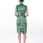 Sylvan Blossom Sleeveless Qipao