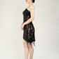 Onyx Beaded Mini Dress