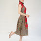 Batik Crop Top & Midi Skirt