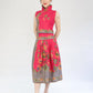 Batik Crop Top & Midi Skirt