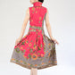 Batik Crop Top & Midi Skirt