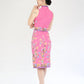 Batik Crop Top & Pencil Skirt