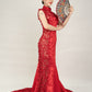 Beaded Cheongsam Gown