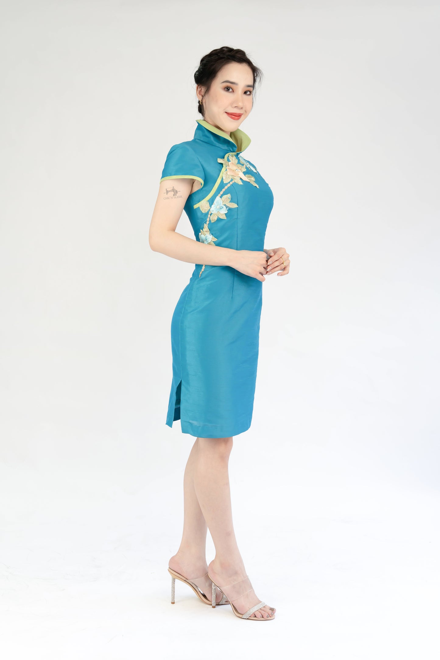 Pelorous Blue Qipao