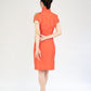 Persimmon Orange Qipao