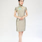 Soft Amber Qipao