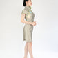 Soft Amber Qipao